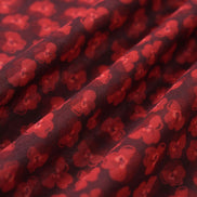 Red Cap Sleeve Floral Maxi Dress