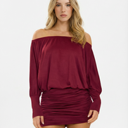 ARIA | SOLA Ruched minijurk
