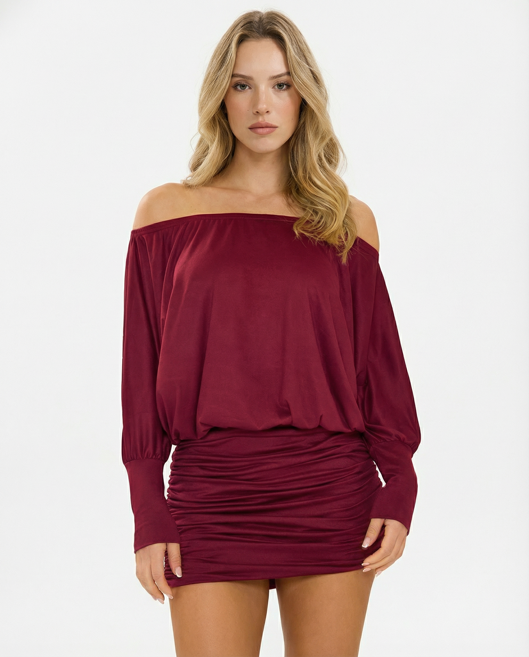 ARIA | SOLA Ruched minijurk