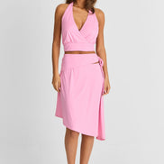 Luna Midi Skirt Pink