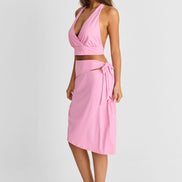 Luna Midi Skirt Pink