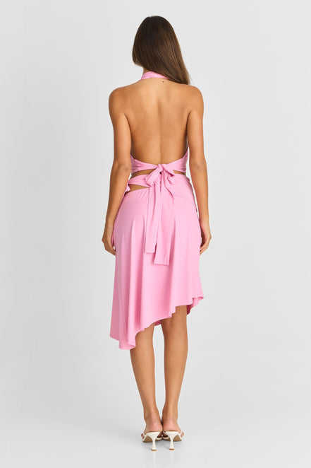 Luna Midi Skirt Pink