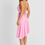 Luna Midi Skirt Pink