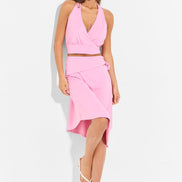 Luna Midi Skirt Pink
