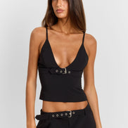 Sabrina Top Black