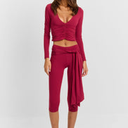 Elvira Capri Red