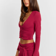 Elvira Top Red