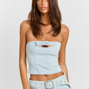 Ebony Bustier Blue