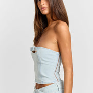 Ebony Bustier Blue