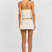 Elira Mini Skirt Cream