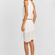 Bianca Midi Skirt White