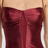 Georgette Maxi Dress Red