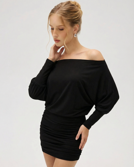 ARIA | SOLA Ruched minijurk