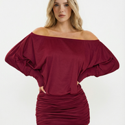ARIA | SOLA Ruched minijurk