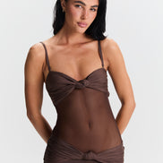 Amara Maxi Dress Brown