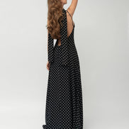 Midnight Muse Polka Maxi