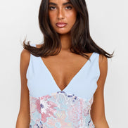 Atlas Mini Dress Blue