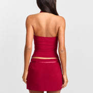 Zhara Bustier Red