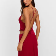 Sia Maxi Dress Red