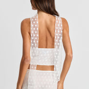 Minnie Top White