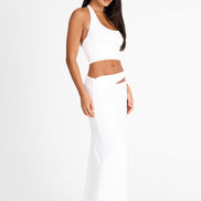 Violette Maxi Skirt White