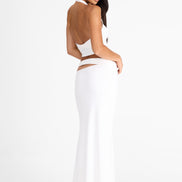 Violette Maxi Skirt White