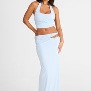 Violette Maxi Skirt Blue