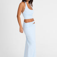 Violette Maxi Skirt Blue