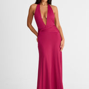 Antoinette Maxi Dress Berry