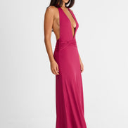 Antoinette Maxi Dress Berry