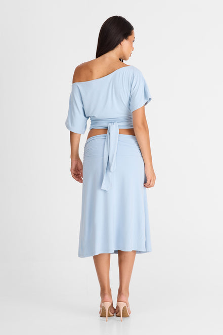Lorelei Midi Skirt Blue