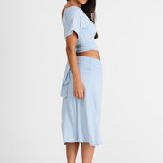 Lorelei Midi Skirt Blue