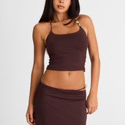 Hazel Tank Chocolate