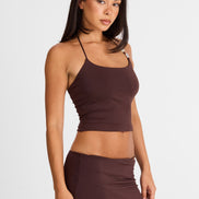 Hazel Tank Chocolate