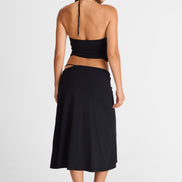 Hazel Midi Skirt Black