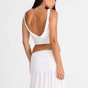 Talia Top White