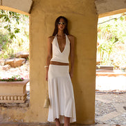 Talia Maxi Skirt White