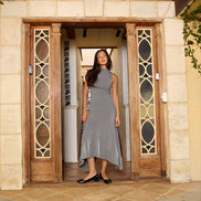 Maeve Midi Dress Grey Marle