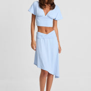 Winnie Midi Skirt Blue