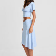Winnie Midi Skirt Blue