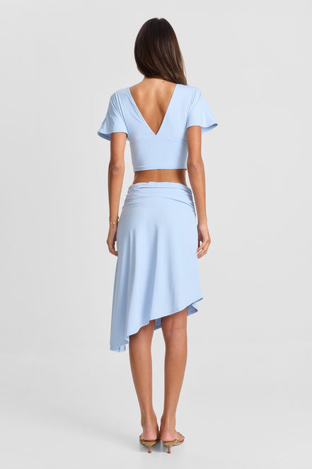 Winnie Midi Skirt Blue