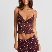 Tilly Cami Pink Polkadot