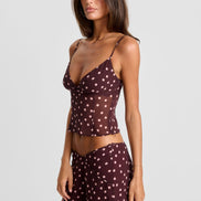 Tilly Cami Pink Polkadot