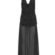 Clara Maxi Dress Black Polkadot