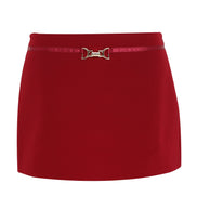 Zhara Mini Skirt Red