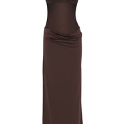 Nysa Maxi Dress Brown