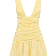 Flora Mini Dress Yellow