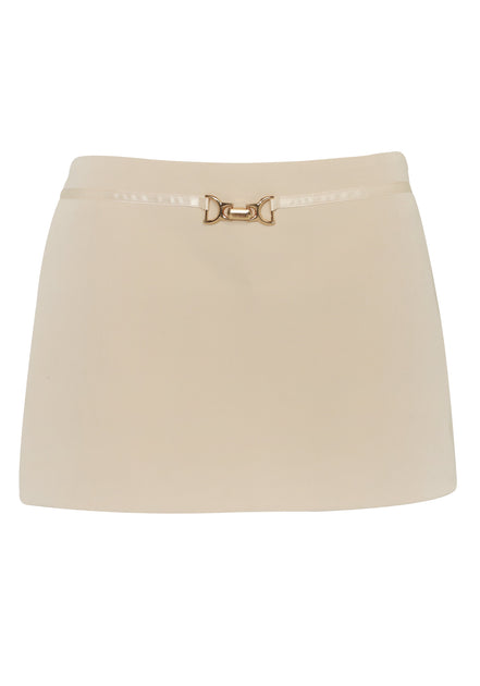 Zhara Mini Skirt Natural