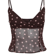 Tilly Cami Pink Polkadot