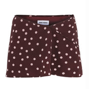 Tilly Mini Skirt Pink Polkadot